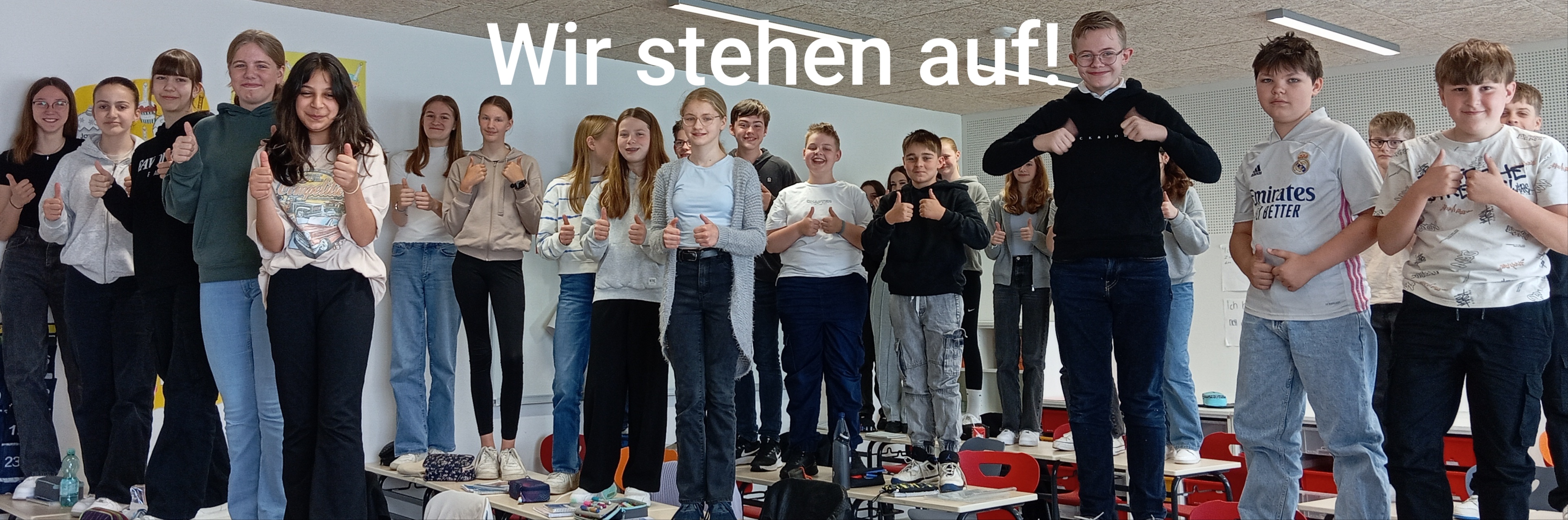 Wir stehen auf 7b