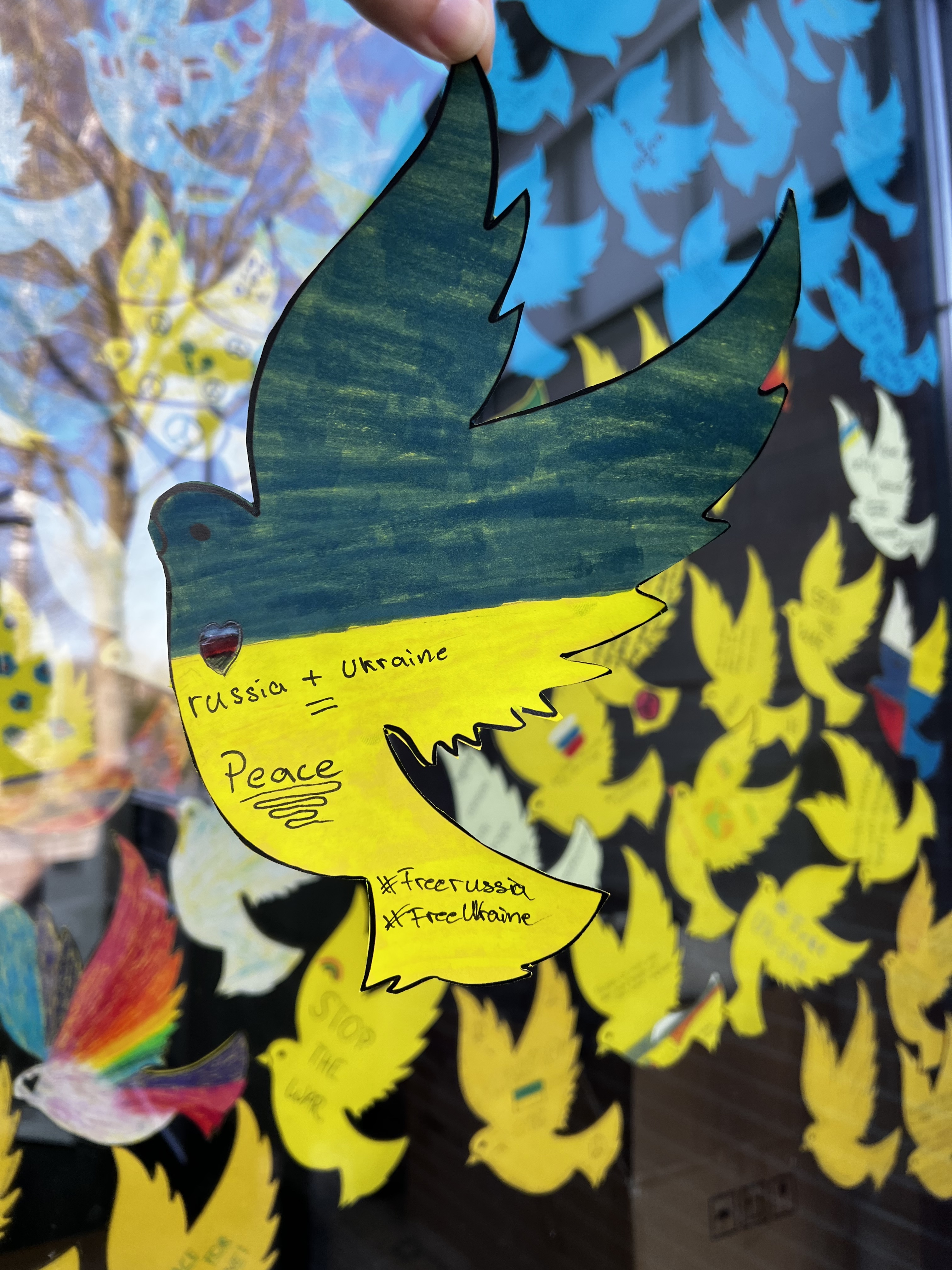 Flagge ukrainerussland